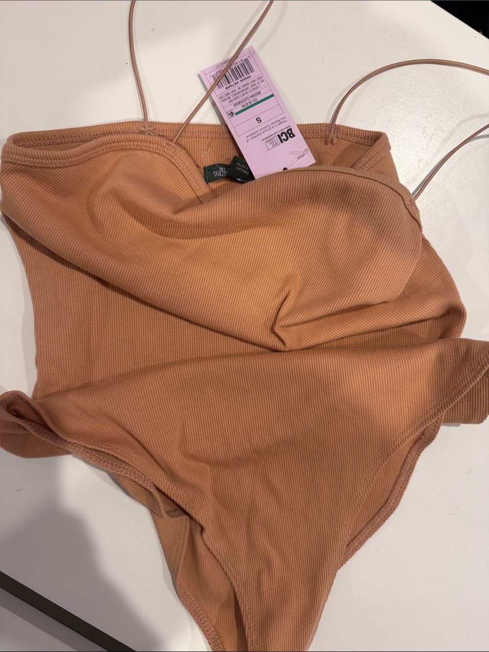 *NWT* Wild Fable Spaghetti Straps Ribbed Bodysuit Women’s Small